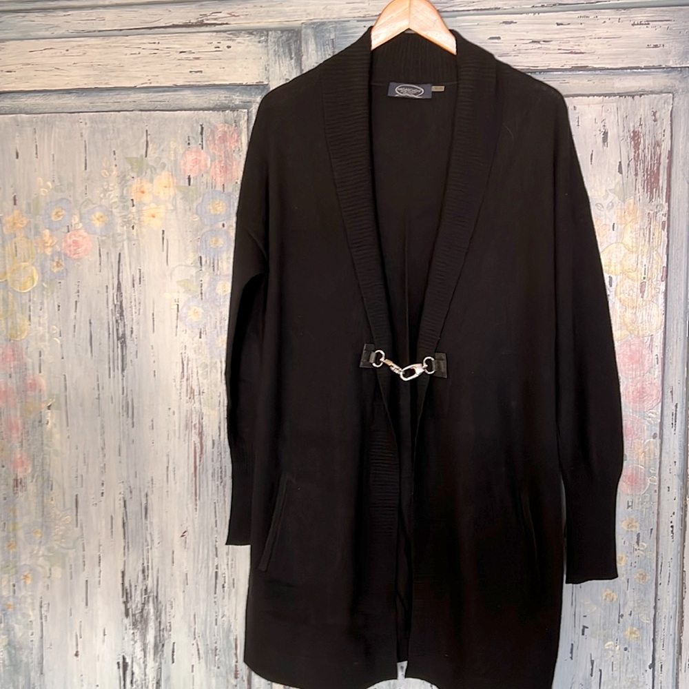 MAGASCHONI black cashmere sweater Size L